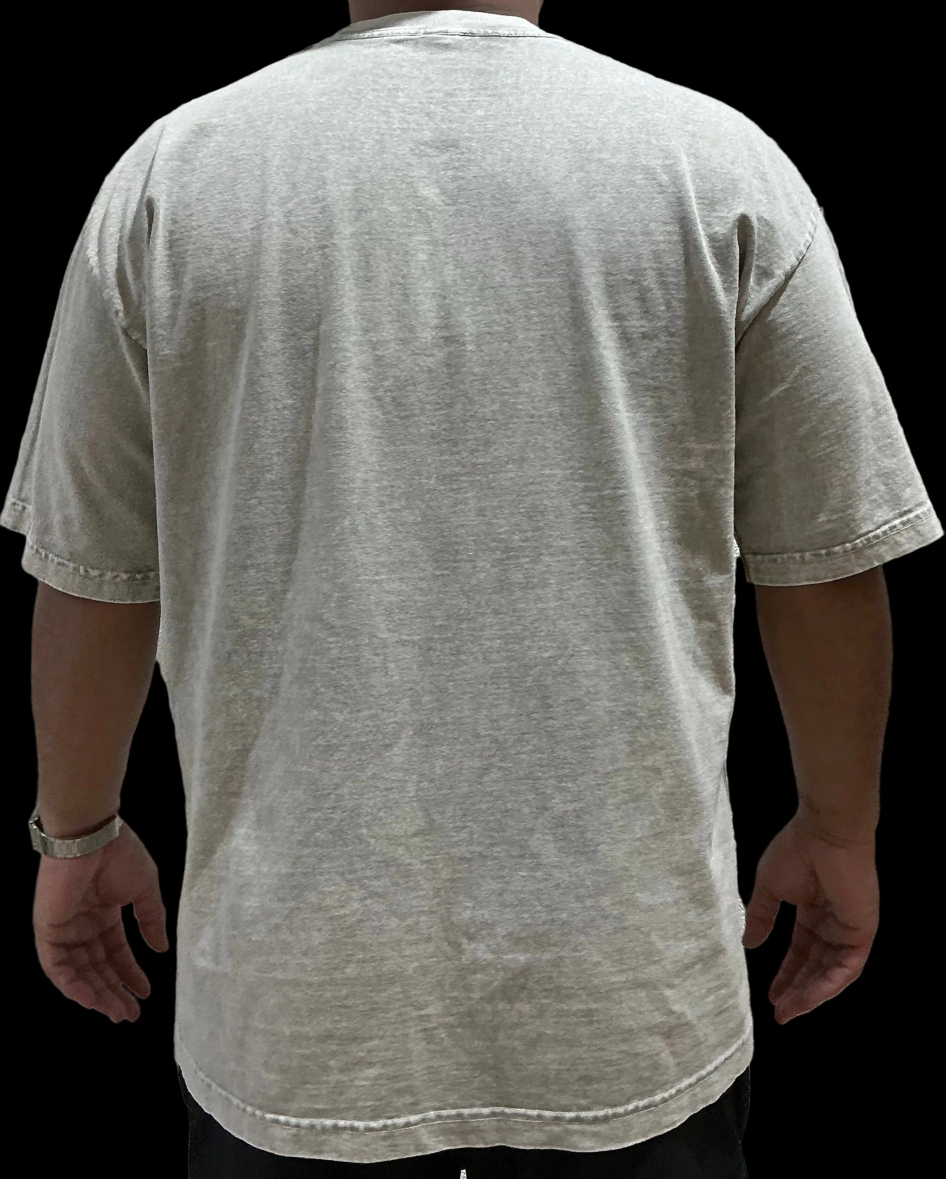 R.O.T Official Ice Grey Acid Wash Tee